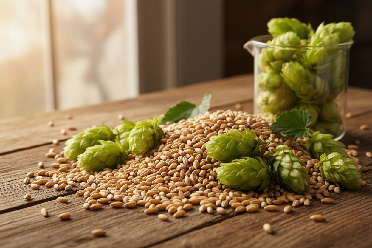 Barley and hops image